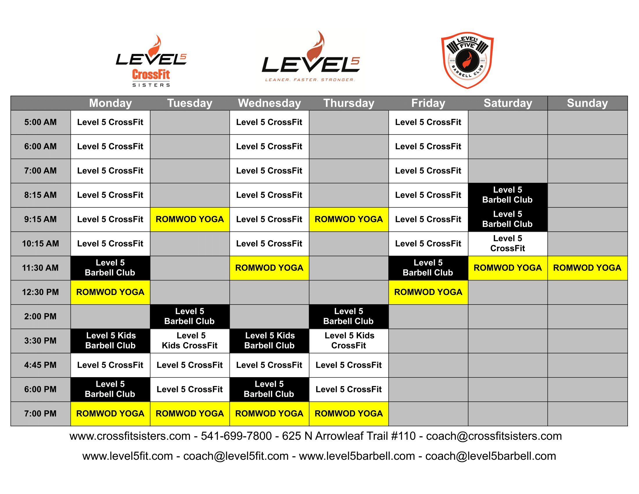 class-schedule-2019-1 - CrossFit Sisters